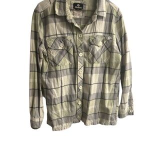 Women's Plaid Button-Up Shirt
